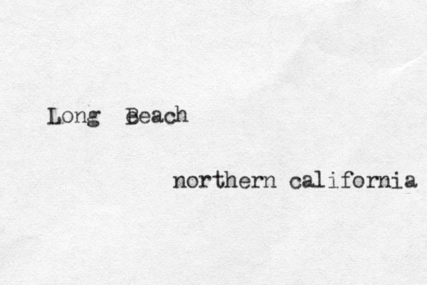 Long e Beach northern california 