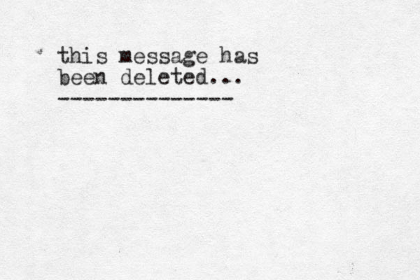 this message has been deleted... --------------