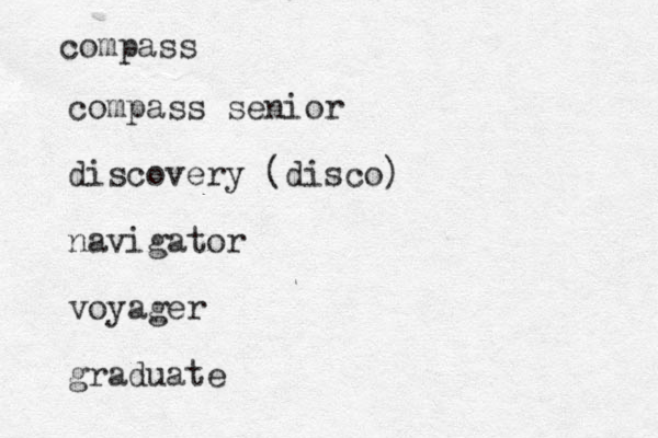 compass compass senior discovery (disco) navigator voyager graduate