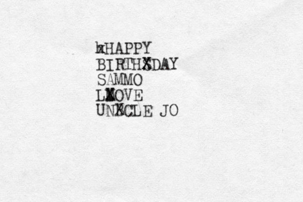 h xHAPPY BIRTHS X XDAY SAMMO LI X X MOVE UNB XCLE JO 
