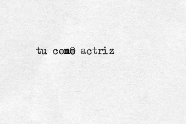 tu cono mO actriz
