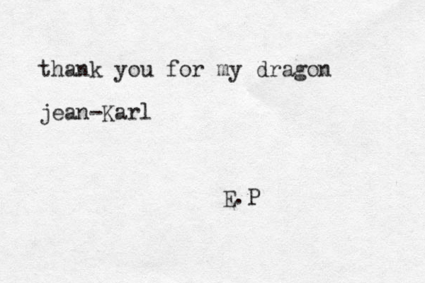 thank you for my dragon jean-Karl E.P 