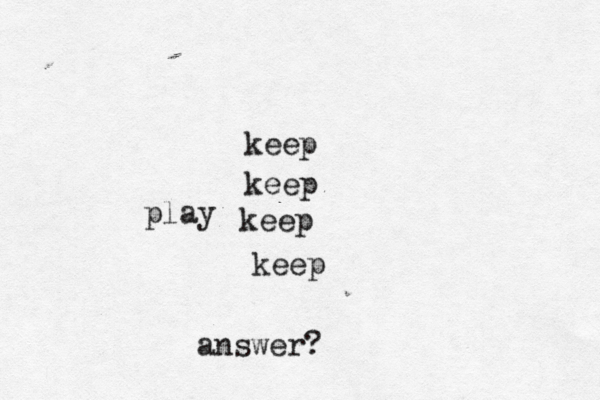 play keep keep keep keep answer?