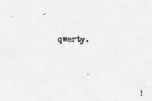qwert y . !