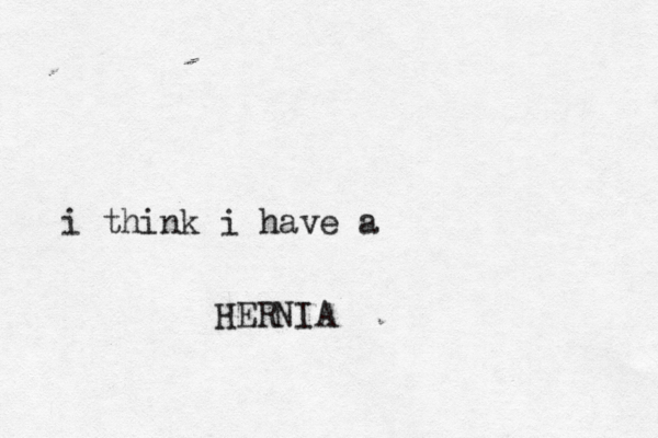 i think i have a HERNI