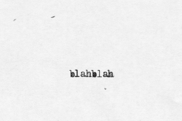 blahblah