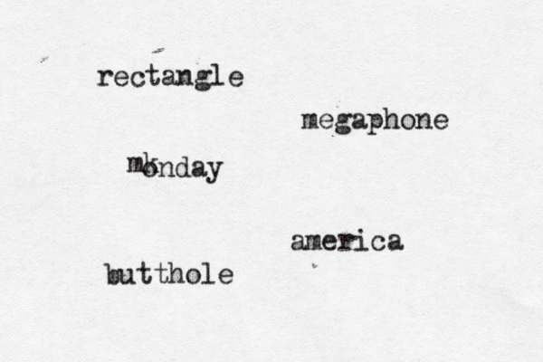 rectangle america mk onday butthole megaphone