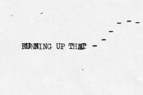 RUNNING UP THST A A - ----