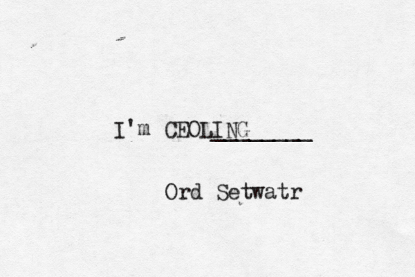 I'm CEO _______ LING Ord Setwat