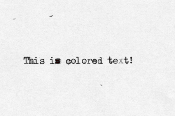 This is colored text!