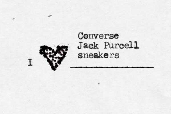 . . . . . . . . . . . . ..................................................................... ............................................I _______________ Converse Jack Purcell sneakers