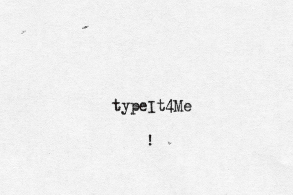 typeIt4Me 