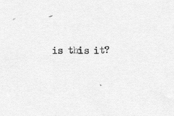 is this it