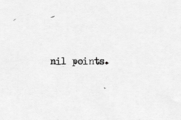 nil points