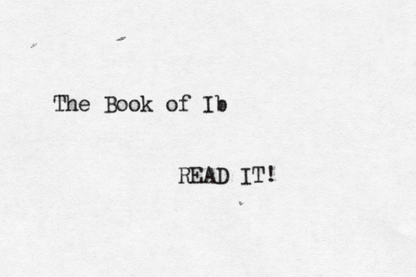 The Book of Ib READ IT!