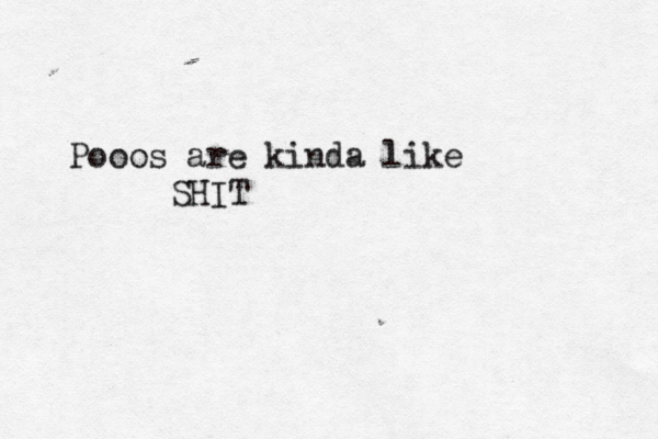 SH Pooos are kinda like