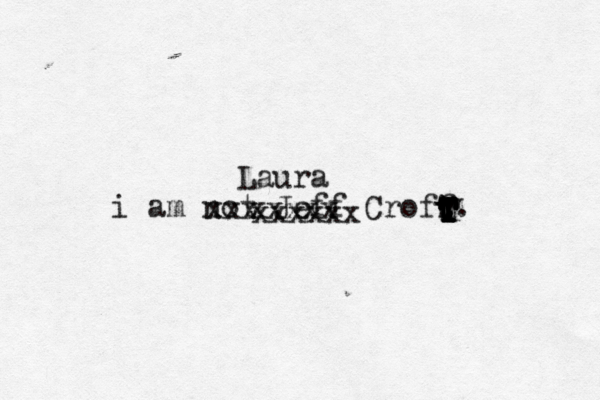 i am not Jeff Croff xxx xxxxxx xxxxx Laura t t t t T Y T T T T T