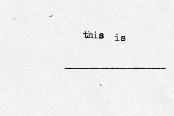 this s is s ___________________
