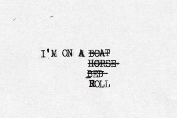 I'M ON A BOAT ---- HORS ------ B --- - ---- ROL