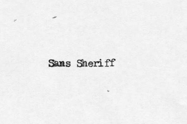Sans Sherif
