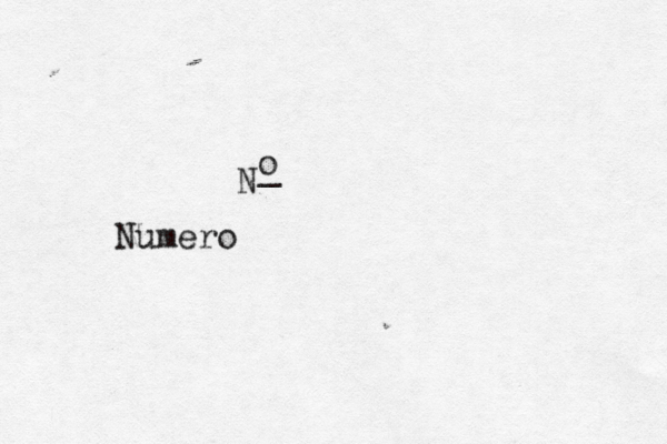 N o _ Numer