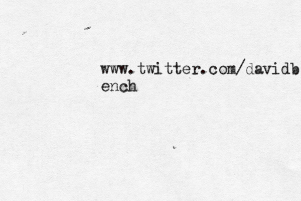 www.twitter.com/davidb enc