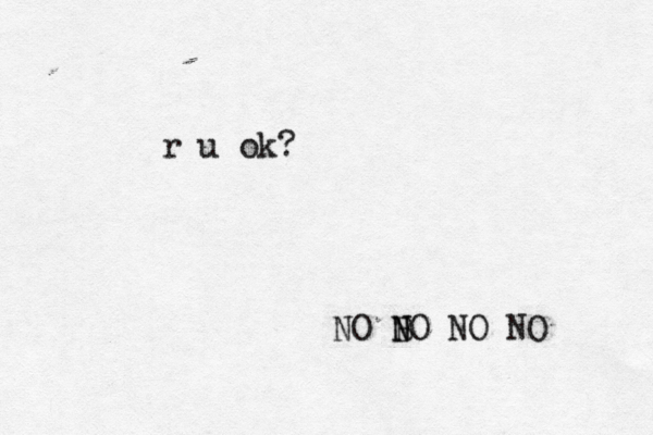 r u ok NO BO N N NO N
