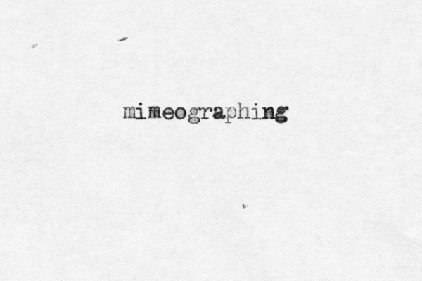 mimeographin