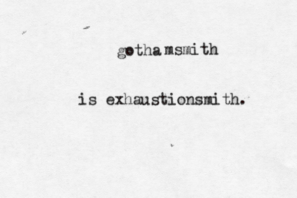 gotha msmith is exhaustionsmith.