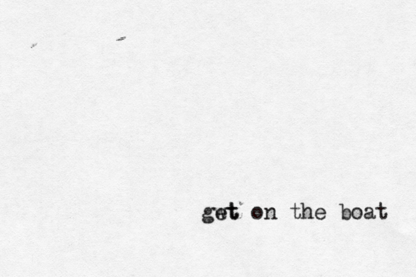 gwt et on the boat