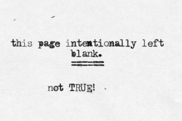 this page intentionally left blank. ==== not TRUE