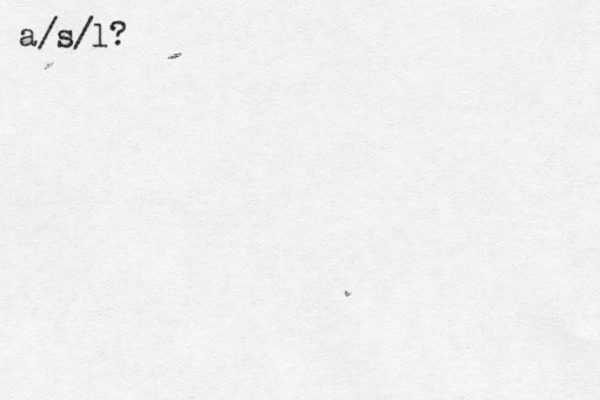 a/s/l