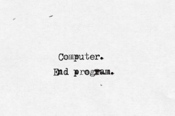 Computer End program