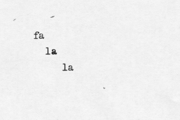 fa la la