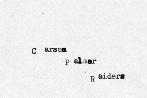 C arsom n P alma e e er R aiders