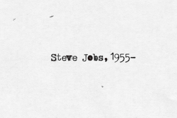 Steve Jobs,1955-