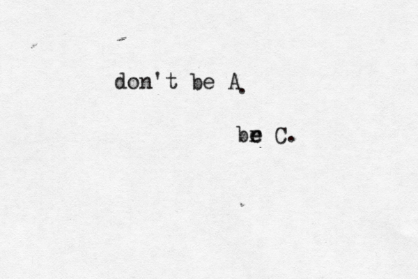 don't be . br e e C