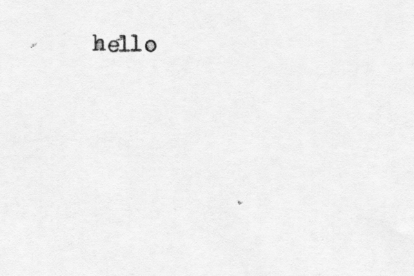 hello