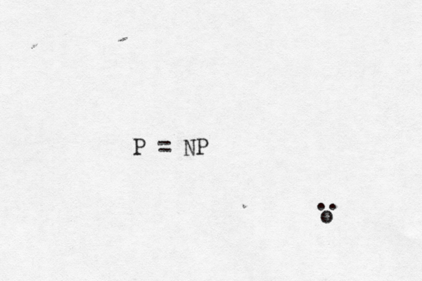 .. o P = NP