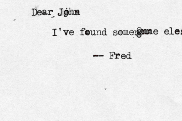 Dear Jj oh I've found somen o o onne e les -- Fre