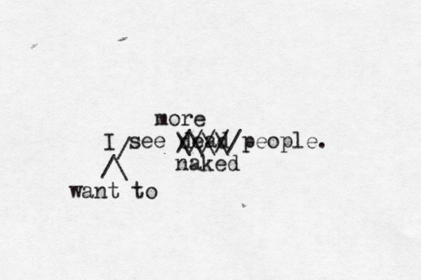 I see dead people \\\\ ///// naked ^ / /\ want to more