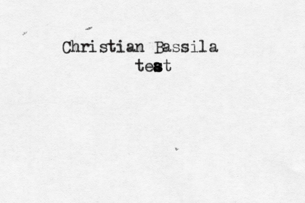 Christian Bassila teat s s 