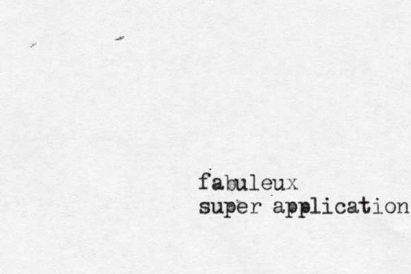 fabuleu super application