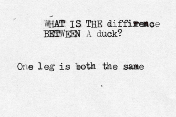 WHAT IS THE diffirence BETWEEN A du One leg is both the same