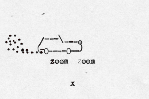 . . . . . . . . . . .. .....O----O-- ) - ( / ---\ ---o . . . . . zoom zoom x