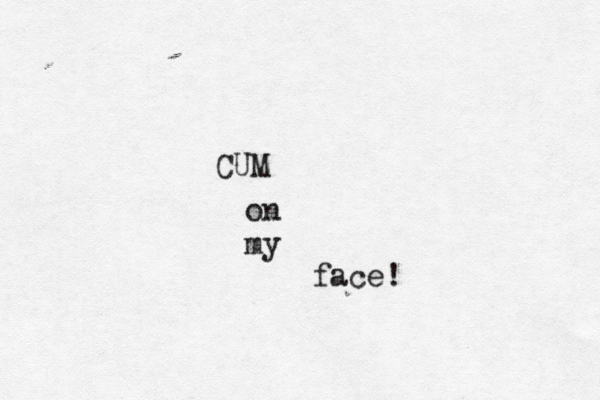 C on my face