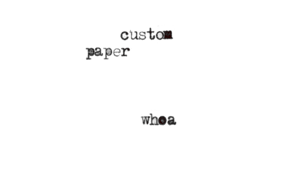 custom paper who