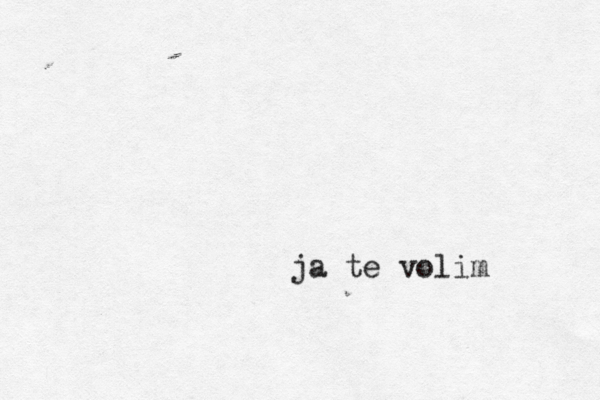ja te volim