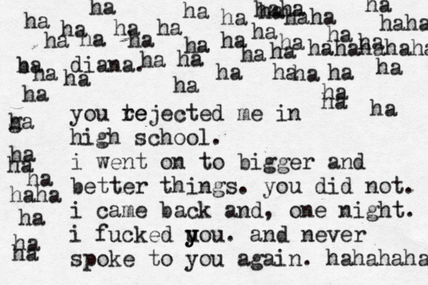 diana . you te rejected me in high school. i went on to bigger and better things. you did not. i came back and , one night. i fucked uou y y . and never spoke to you again. hahahahah haha haha ha ha ha ha ha ha ha ha ha ha ha ha b ha ha ha ha ha ha ha ha ha ha g ha ha haha ha ha ha ha ha ha ha ha ha ha ha ha ha ha ha ha ha ha haha hahahahahahah