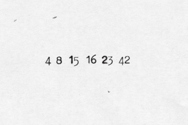 4 8 15 16 23 42